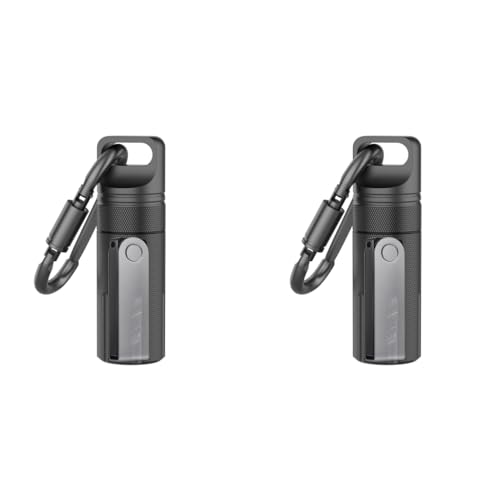 ZORBES® Portable Pill Box with Carabiner Waterproof Tight-Seal Travel Aluminum Alloy 3.94 inches Medication Storage Tube Carry-on Emergency Case 2PCS ZORBES® Portable Pill Box with Carabiner Waterproof Tight-Seal Travel Aluminum Alloy 3.94 inches Medication Storage Tube Carry-on Emergency Case 2PCS